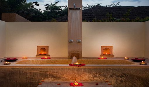 Detox Bath - Age Veda Spa, Khem Villas, Ranthambore